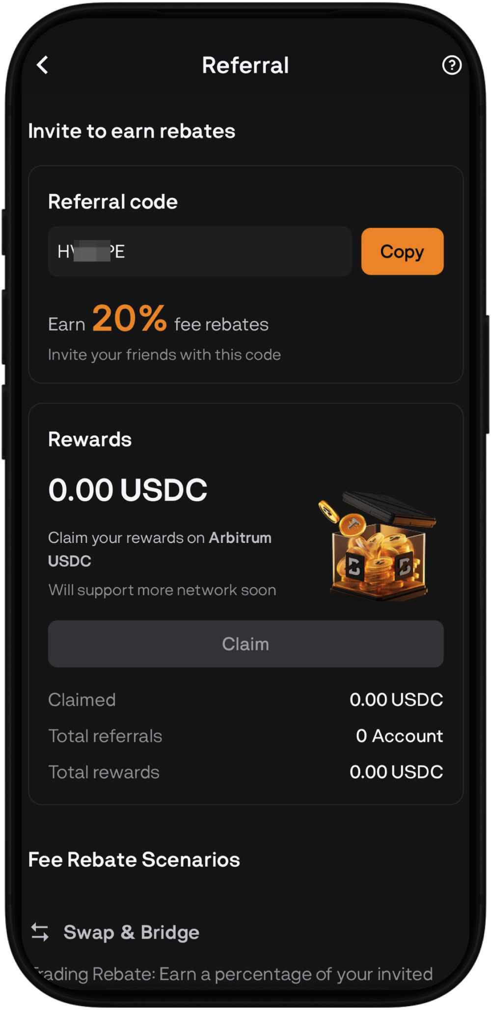 Invitation - Copy referral code