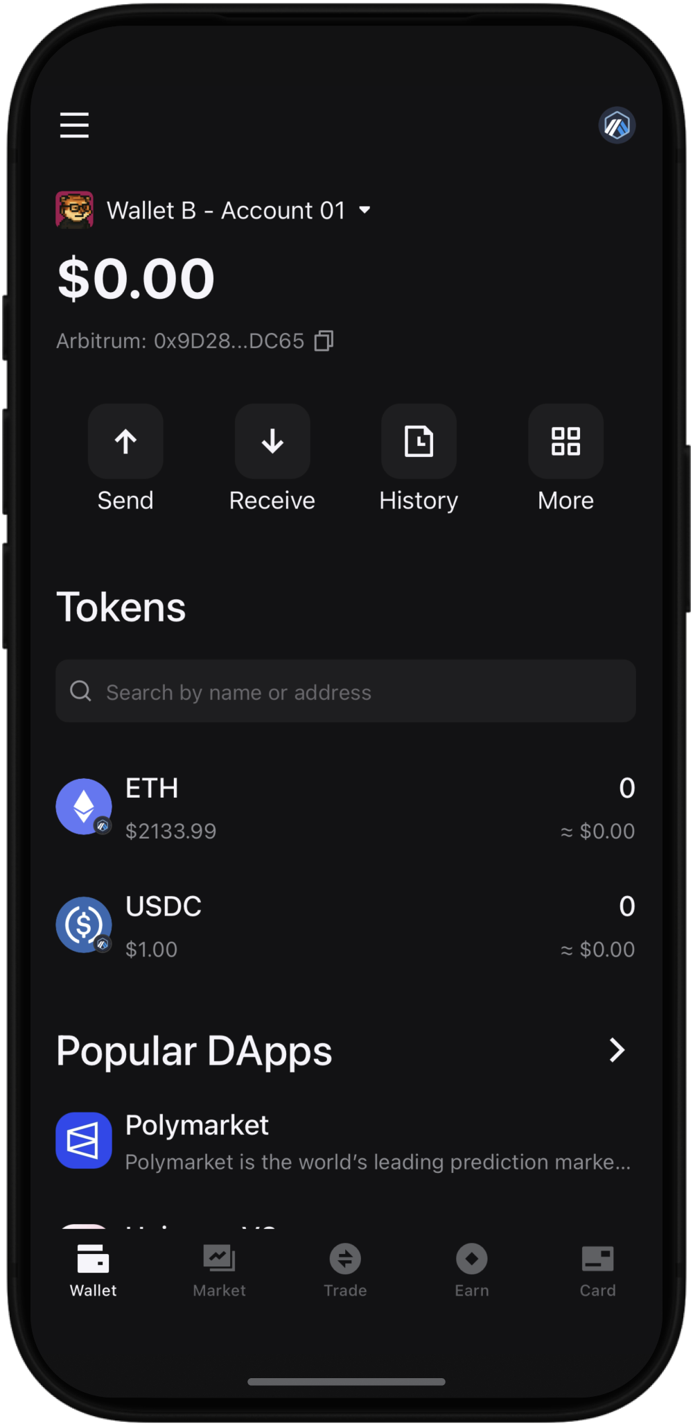 Step 3 - Receive screen